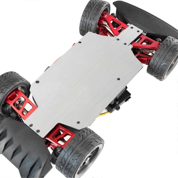 Til 1/14 14301 14302 14303 RC Bil Rustfrit Stål Base Chassis Armor Opgraderingsdele Tilbehør