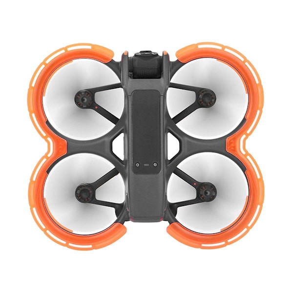 Skyddande stötfångare för Avata 2 drontillbehör, propellerskydd, antikollisionsskydd, propellerstötfångare, orange