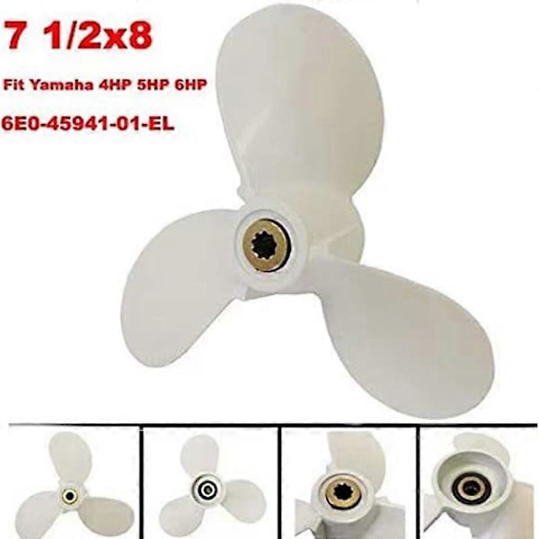 6E0-45941-01-EL Båtmotor Propeller 7 1/2 x 8 - för