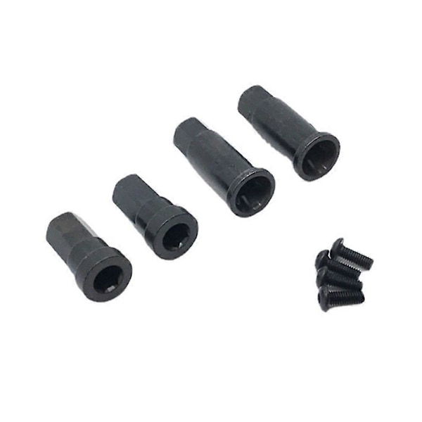 4st Metall Hjul Hex Nav Drivadapter Kombinerare för HB Leksaker