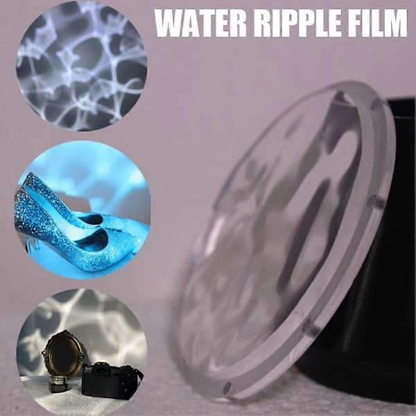 Vatten Ripple Film Torch Vatten Ripple Skugga Skapande Atmosfär för Fotografering