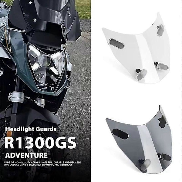 Motorcykel Strålkastarskydd Strålkastare Skyddskåpa för R1300GS Adventure R1300 GS ADV 2023 2024 2025 Rökgrå