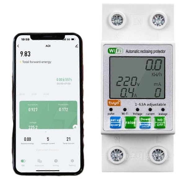 Smart Zigbee Switch Fjärrkontroll Återkopplande Smart Strömbrytare