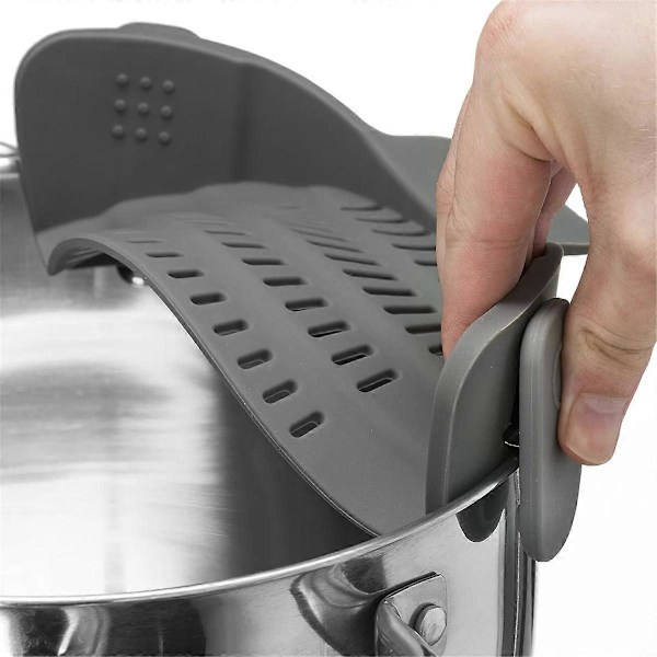 Silikonisiiviläklipsi pannun tyhjennysteline kulhon suppilo Thermomix Tm5:lle