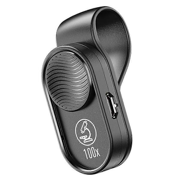 Premium Mikro Smartphone Mikroskop 100X Forstørrelse Mobiltelefon Mikroskop