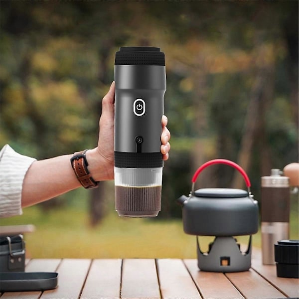 Automatisk Espressokapselmaskin, Portabel USB, Silver