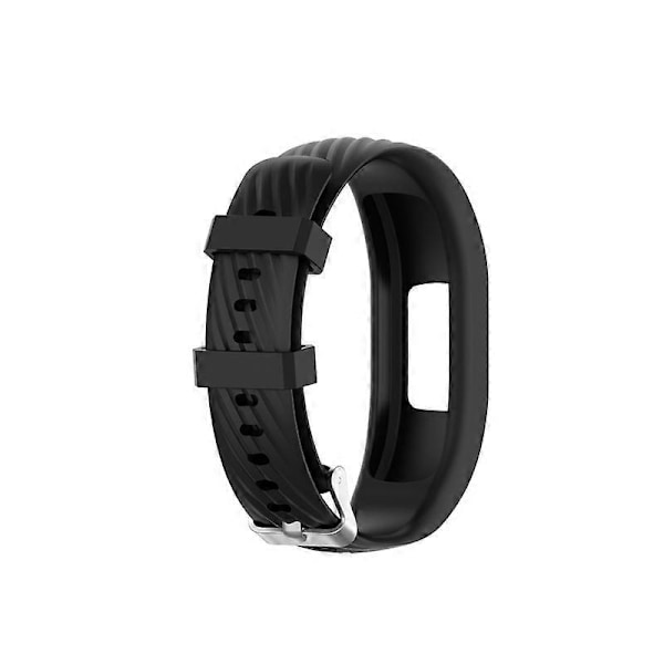 Ersättningsarmband i silikon, justerbart klockarmband för G-armin Vivofit 4 Black L