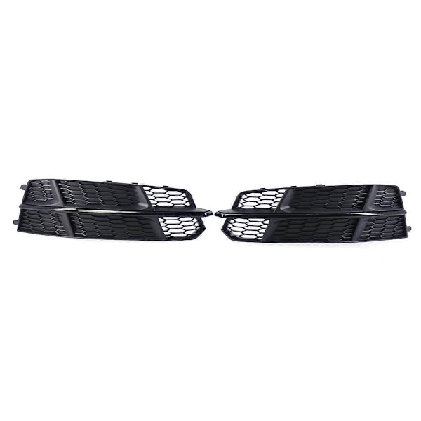 1 par bil främre stötfångare dimljus grillskydd 4G0807682AN 4G0807681AN för 2018 A6L C7 2014-2018 Racing nedre grill