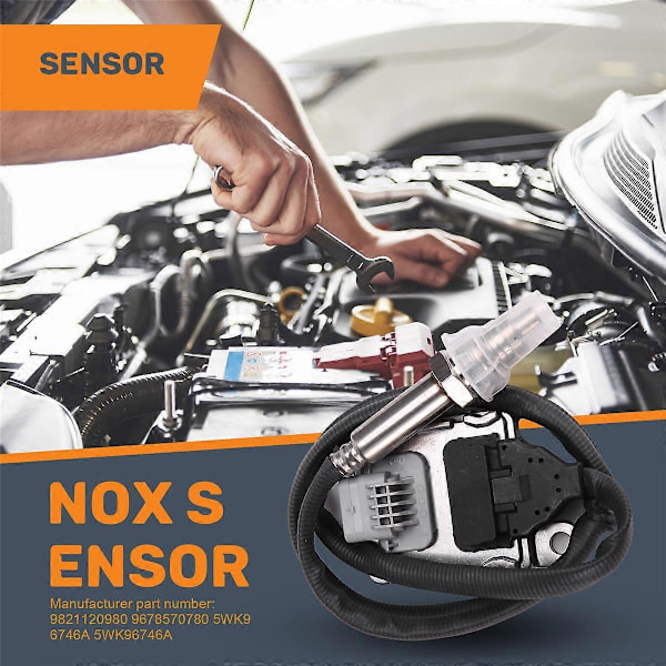 5-PIN 9821120980 5WK96746A Nox Sensor för C3 C4 Berlingo