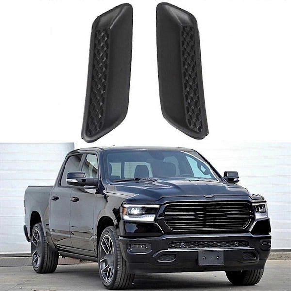 1 Par Främre Sida Huv Gitterram Sport för Ram 1500 2010-2021 68324990AA 68324991AA
