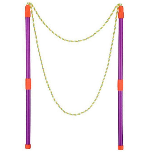 Aftagelig dobbeltpolet boble reb, farverig boble ring