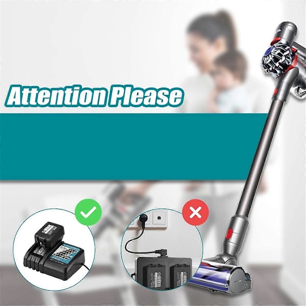 Adapter til 18-20V lithiumbatteri V6 V7 V8