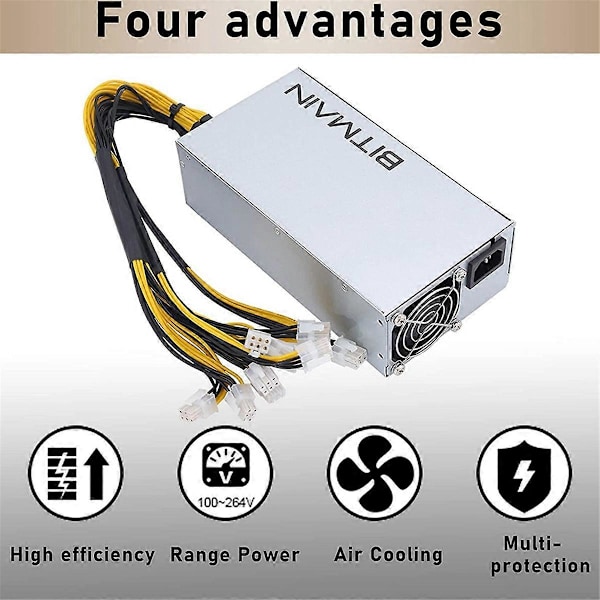 APW7 PSU Bitmain Mining Strømforsyning til Bitmain Antminer