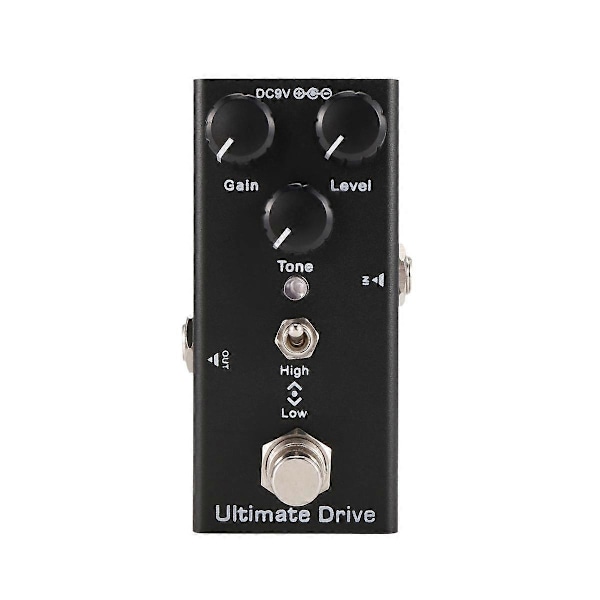 Mini Elektrisk Gitarreffektpedal Ultimate Drive för Elgitarr