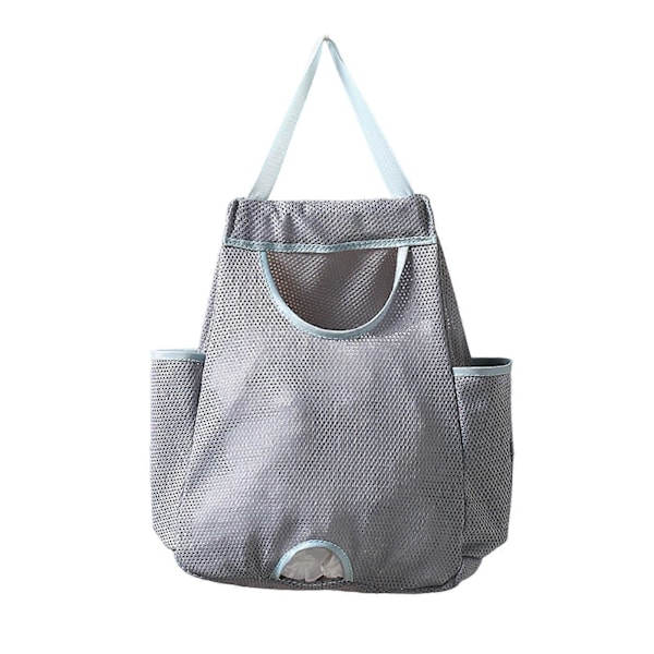 Hængende Opbevaringspose Åndbar Pladsbesparende Polyester Vægophængt Affaldspose Organizer Køkkenartikler Grey B