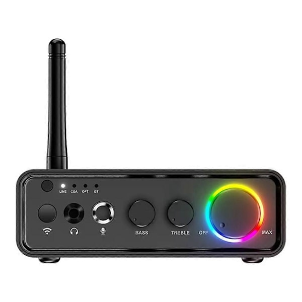 M19 BT Mini Förstärkare Stereo Bluetooth 5.3 Effektförstärkare EU-PLUGG