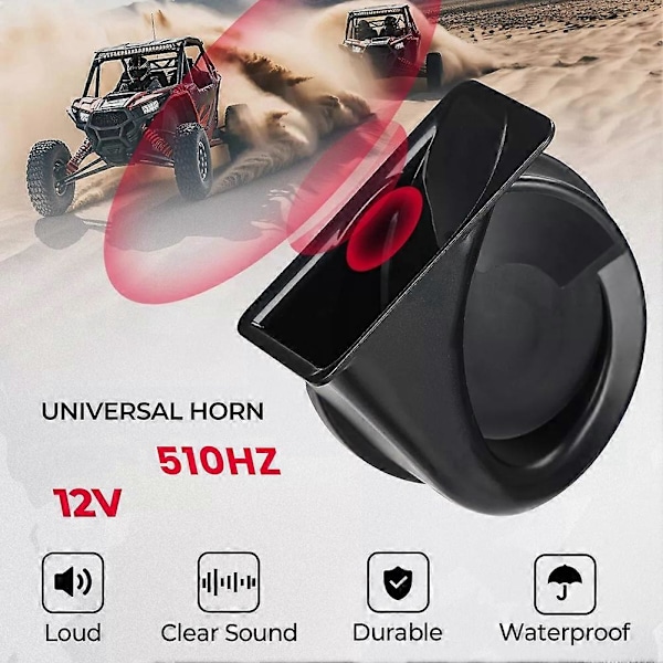 Universell UTV Horn Set med LED Blinkersljus & Strömbrytarrelä för Can Am X3