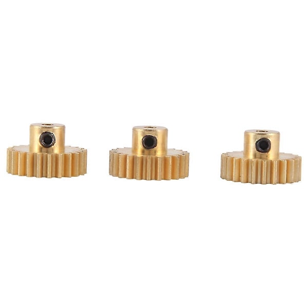 3ST 3.175mm Axel Mässing Pinjong Motor Växel M0.8 för 1/10 1/8 RC, 23t