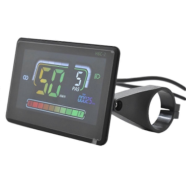 H6C-2 E-Bike Bluetooth LCD Display Mätare Scooter Hastighetsmätare 5PIN