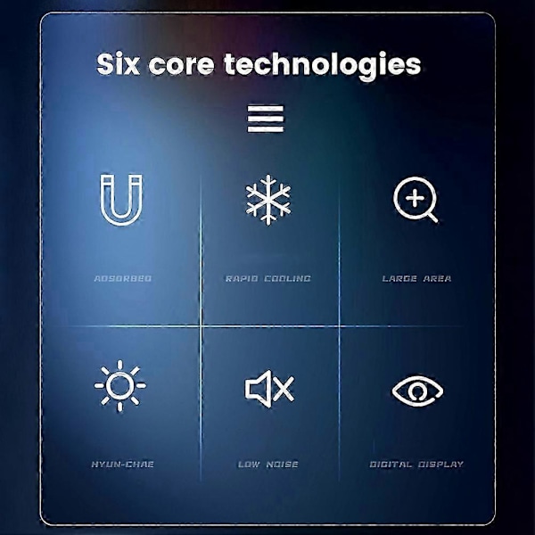 X42 Tablettipatteri Tablettijäähdytin RGB Värikäs Valaistus 10cm Magneettinen Puolijohdejäähdytin Tuuletin Tabletille