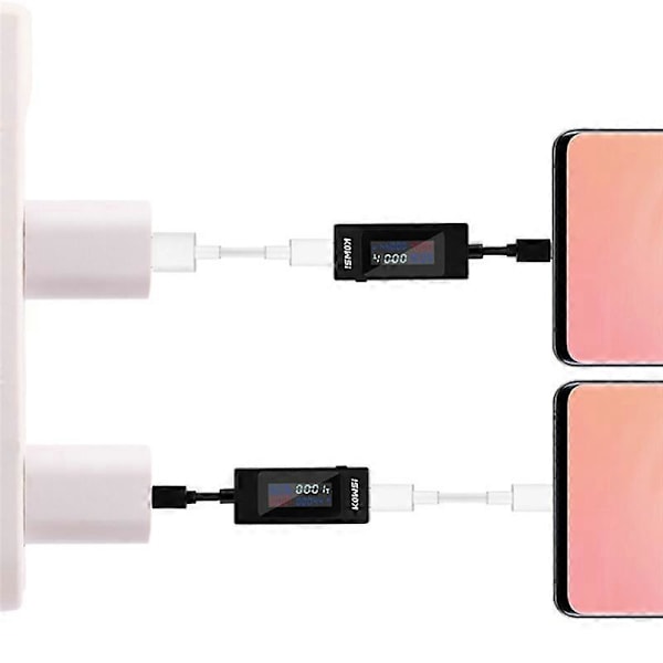 KWS-065C USB-C Spänningsmätare Timing Amperemeter Digital Monitor