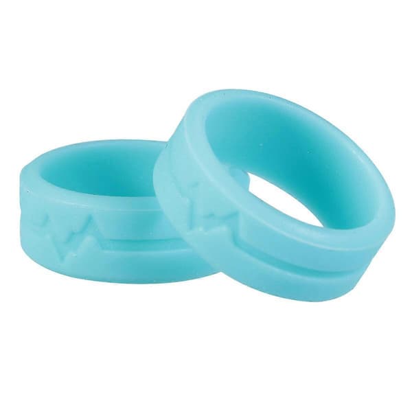 5 stk. Silikone Dame Vielsesring Par Silikone Ring Silikone Ringe Par Silikone Ringe Dame Mode Fingerring