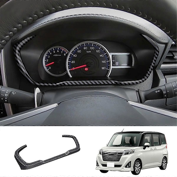 Bilinstrumentpanel Ram Trim för RHD Kolfibermönster