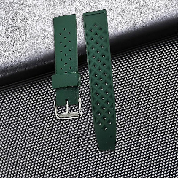 Kellon ranneke vedenpitävä uudelleenkäytettävä säädettävä 22MM/20MM kellon rannekkeen vaihto yhteensopiva Huawei GT2:n kanssa Red 20 mm