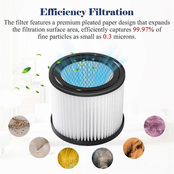 DXVC4001 Ersättningsfilter för dammsugare, för 4-5 gallon