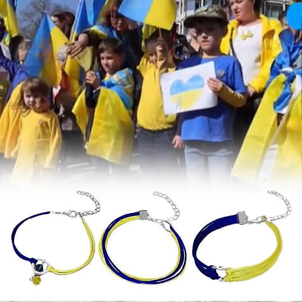 Ukrainskt Färgat Armband Enkelt Flerlagers Flätat Läderarmband för Män n s A
