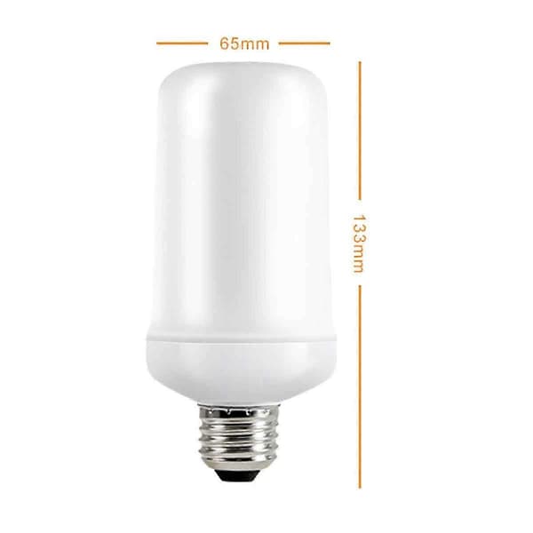 LED-lamppu liekkiefektillä simuloi luonnollista tulta E27 E26 E14 E12 B22 Koristelamppu (E26)