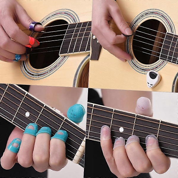 Gitarrtillbehörssats Inkluderar 20st Silikon