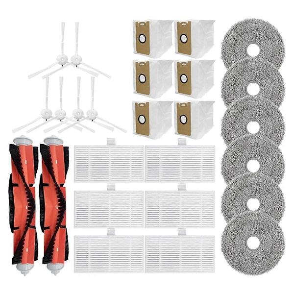 Sidoborste Hepa Filter Moppdukar för W2 / S60 / AICLE INS-200 Dammsugardelar
