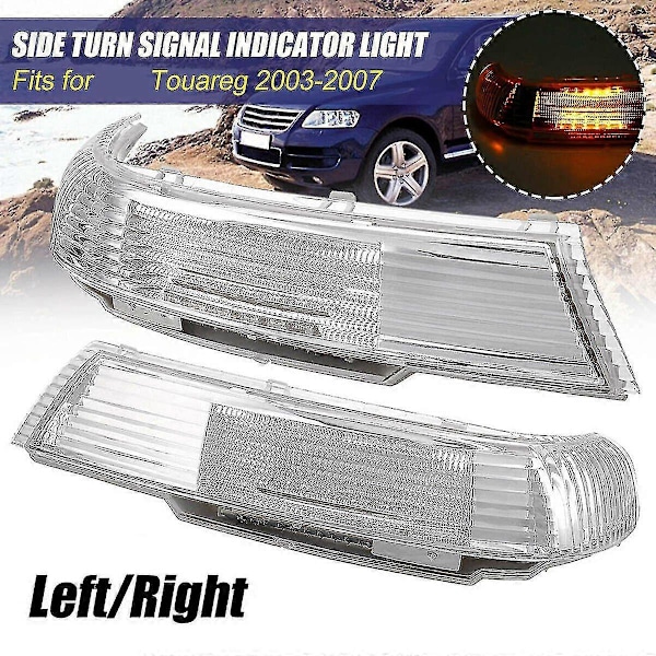 Bil Bakrevy Spegel Blinkers Indikatorlampor För - 2003-2007 7l6949102b 7l6949101b