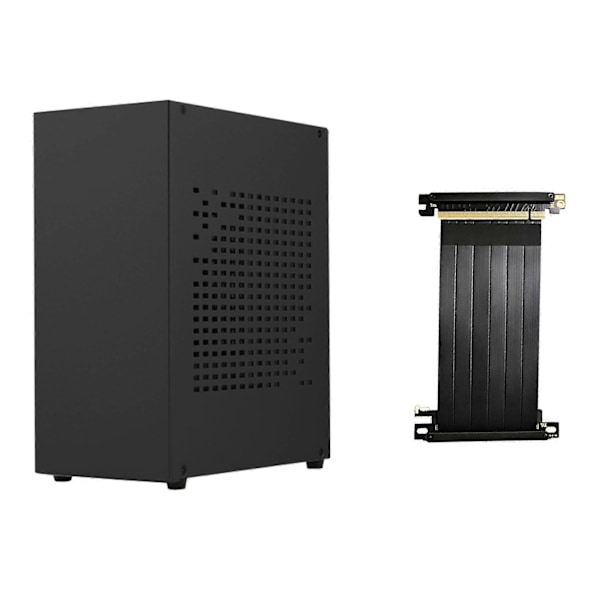 A07 Mini ITX Datorchassi USB3.0 Kabinett med Förlängningskabel (A)