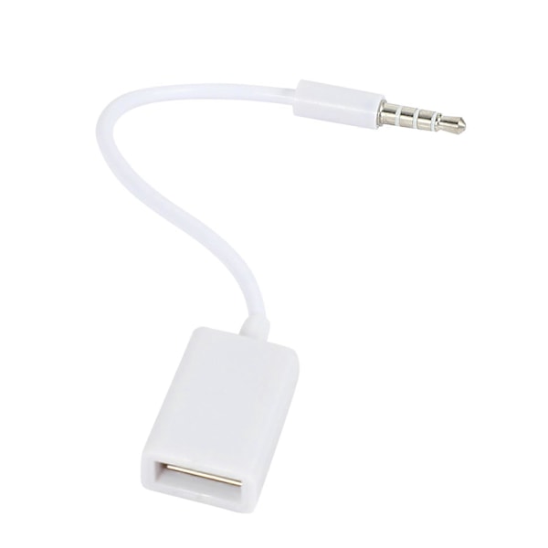 3,5 mm Hane AUX Ljudplugg Jack Converter Kabel Sladd Bil MP3