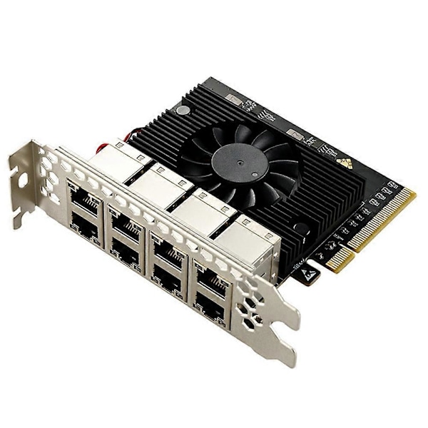 PCIE X8 Portar Gigabit Ethernet Controller-kort 1x 1000Mbps NIC