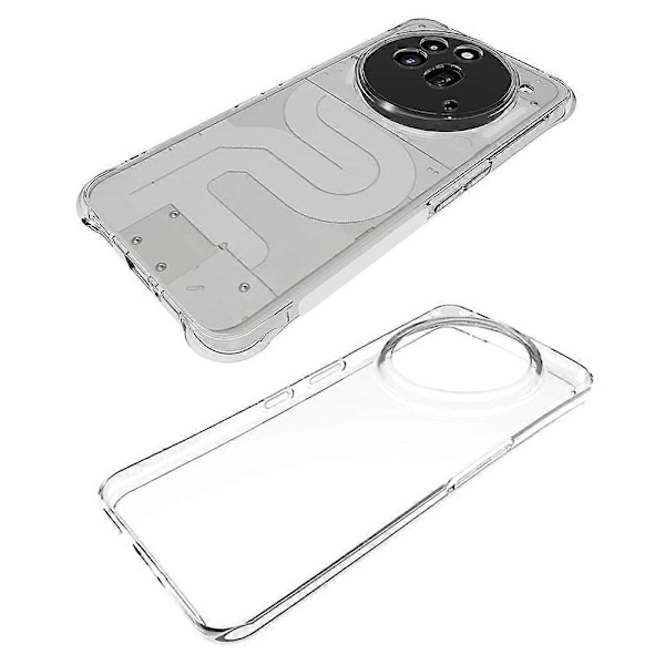 Erittäin ohut mattapintainen kirkas silikoninen TPU-takakuori Nothing Phone 3A Pro -puhelimelle