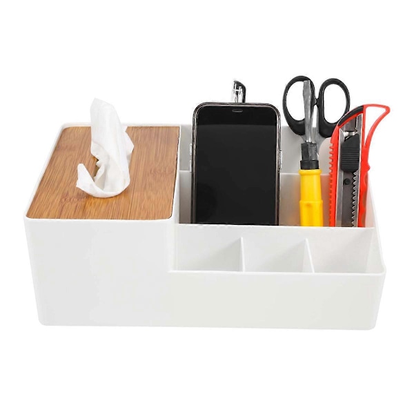 Kontorsskrivbord Pappersvaror Förvaring Tissue Box Kosmetik Förvaringslåda