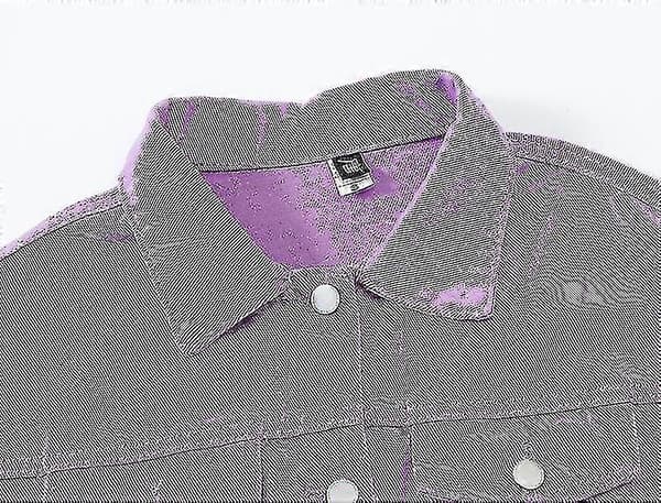 Denimjacka för dam PURPLE 4XL
