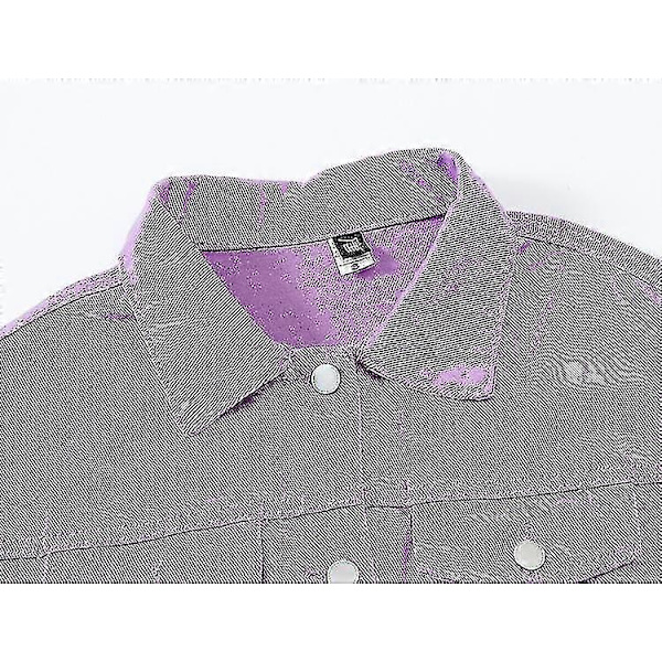Denimjacka för dam PURPLE M