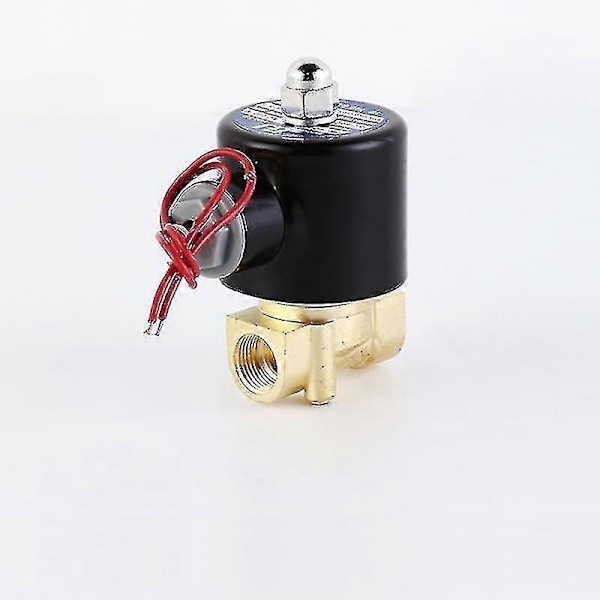 3/8&quot; Magnetventil för gas Normalt stängd mässingsmagnetventil 24v 12v 220v 110v3/8 12VDC NBR-Seal G