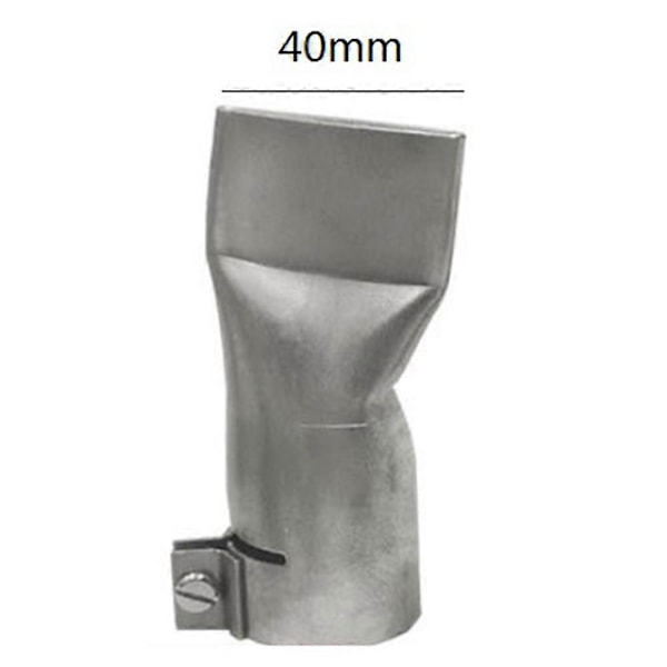 Golvreparationssvetsning 4cm Munstycke Svetstips för Platt Munstycke Plastsvetsar Tips Rulle för Varmluftspistol Plastsvetsning
