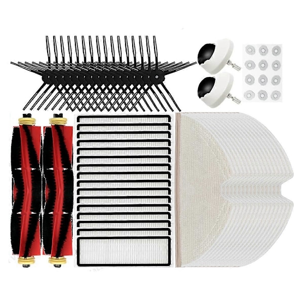 Borstmoppar Hepa-filter för S5 S50 S502 S55 S6 S6 Pure S60 S65 E5 Dammsugartillbehör