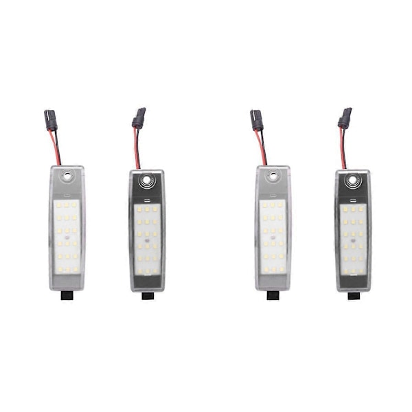 2 Par Vita LED Nummerplåtslampor Ersättning för Hi- H200 2004-2012 Biltillbehör