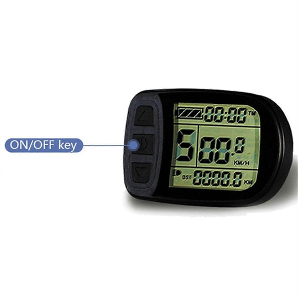 Ebike KT-LCD5 Display 24V36V48V72V SM/Vattentät Kontakt Display