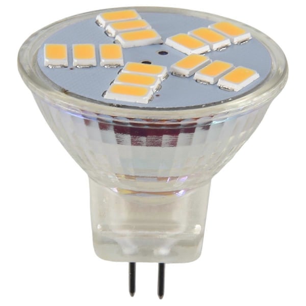 3W MR11 GU4 250LM LED-lampa 15 5630SMD Varmvitt Ljus