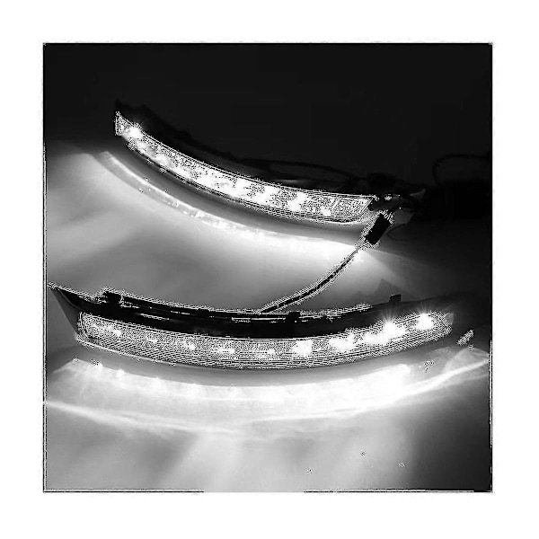 Humanmade 1 par LED DRL Blinkers Varselljus Dagsljus Dimljus För Xc90 2007-2013