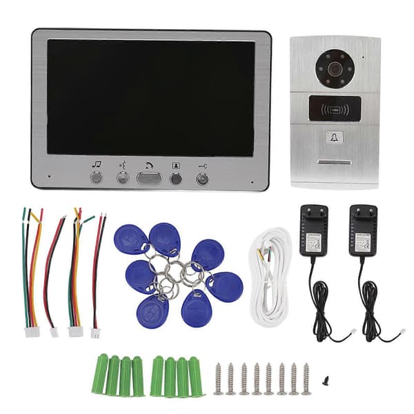 Video Dørtelefon Multifunktionel Trådløs Smart Video Intercom System til Hjemmet AC 100V240V EU Stik