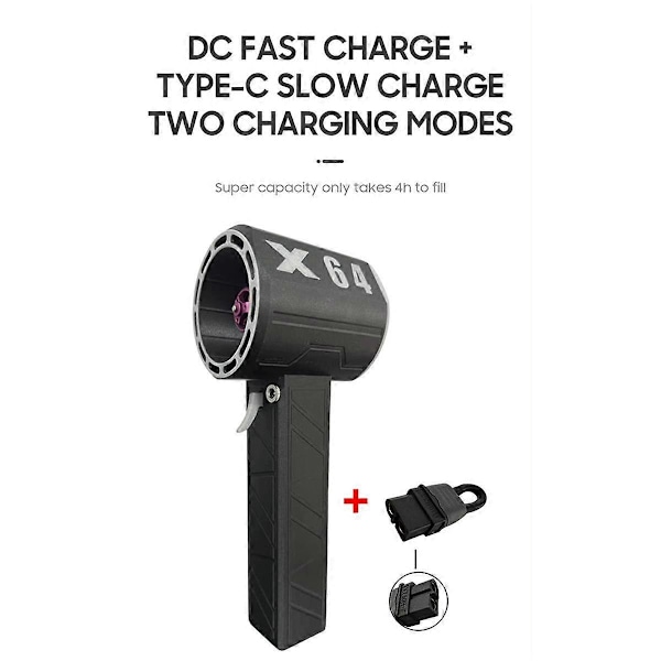 X64 Mini Turbo Jet Fläkt Borstlös Motor Kraftfull Momentan Dragkraft 1,4kg/S 1000W Vindhastighet Blåsare